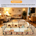 Guinea Pig Cage Liner，Washable Waterproof Oxford Cloth Cage Liners for Small Animals,Hamster Chinchilla Hedgehog Rabbit 