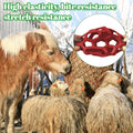 Goat Feeder Hanging Feeding Toy,Horse Treat Hay Feeder Toy, Durable TPR Feeding,for Horse Goat Sheep Relieve Stress,Stre