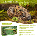 Legigo 14OZ Natural Sphagnum Moss for Reptile Terrarium Substrate Bedding