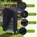 Gralara Bird Cage Cover Birdcage Cover, Washable Protection Blackout Cover Waterproof for Parakeets Lovebirds Macaw, Square Cages Accessories, Style A