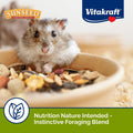 Sunseed Vitakraft Vita Prima Dwarf Hamster Food 2 lb Bag with Fruits Vegetables Grains and Seeds Providing Wholesome Dai