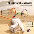 MAXTOOA Cat Toys for Indoor Cats, Chew Ropes 3Pcs & Silvervine Stick 1Pcs with Gall Fruit, Refillable Catnip, Interactive Kitten Toys & Teething Toys, Safe Teeth Cleaning for All Breeds (19.5 Inches)
