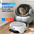 Neakasa Airstep, 2-in-1 Litter Box Air Purifier & Cat Step, 3-Mode Odor, Dust & Pet Hair Control, Air Filter Compatible 