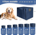 kefit Dog Crate Cover 42 inch, Kennel Cover for Dog Cage, Navy Blue
