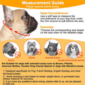 BARKLESS Short Snout Muzzle for French Bulldog, Shih Tzu, Soft Mesh Muzzle