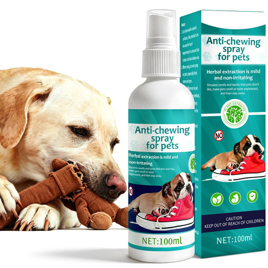 Mgkenk No Chew Spray for Dogs -Bitter Apple Spray for Dogs to Stop Chewing Licking of Furniture, Shoes, Bandages, Dog Training & Behavior Aids Spray, Indoor Outdoor
