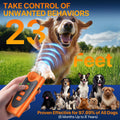 Dog Bark Deterrent Device, 3X Ultrasonic Anti Barking Device for Dogs, 6 Training Modes & 23 FT Range Stop Neighbors Dog