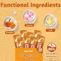 Just Try Pumpkin Lickable Cat Treats with Taurine, 20 Tubes