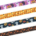 Halloween Cat Collar,2 Pack Collar with Bells, Orange+Black