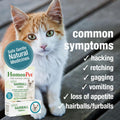 HomeoPet Feline Hairball Furball, Safe and Natural Furball Supplement for Cats, Cat Hairball Relief, 15 Milliliters