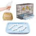 ForraFun 100 Pcs Disposable Bird Cage Liners 34"x22" Clear Plastic Parakeet Liner Bags, Universal Birdcage Liner Bags for Parakeets, Parrots, Finches, Canaries, Cockatiels, Bird Cage Accessories