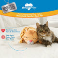 Pets Know Best HuggieKitty | Comfort Purring Companion with Heartbeat Sleep Aide for Cats & Kittens, Heating for Calming