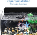 hygger 1050 GPH Aquarium Wave Maker Pump with Strong Magnetic Suction Base, Ultra-quiet 360 Degree Rotating Submersible 
