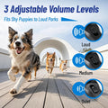 Dog Training Clicker 2-Pack with 3 Volumes-Black & Blue