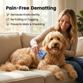 Slicker Brush for Dogs, Dog Grooming Supplies - Best Doodle & Poodle Brush for Haired Dogs - Goldendoodle Pin Detangler for Dematting (Large)