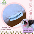 Pawcratean Adjustable Comfy Flower Style Elizabeth Collar for Cats Puppies Soft Recovery Cone Pet Protective Neck Collar (Pink, Small)