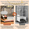 60in Large Flight Bird cage,Equipped with Bird's Nest，Ladder,Swing,Feeder,etc.with Wheels for Easy Outdoor Movement,Suit