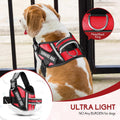 Service Dog Vest Harness and Leash Set, Animire in Training Dog Harness with 10 Dog Patches, Reflective Dog Leash with S