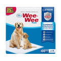Four Paws Wee-Wee Superior Performance Unscented Pee Pads for Dogs & Puppies, Quilted Leak-Proof Dog Housebreaking Potty Training Floor Protection, 22" x 23", 100 Count