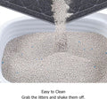 unipaws Cat Litter Trapping Mat, Litter Box Scatter Control Pad, Litter Free Floors and Urine Waterproof, Gentle on Paws, No Phthalate