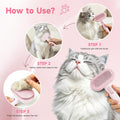 Cat Brush for Shedding, Grooming Comb for Shedding for Dog Kitten Massage Removes Loose Fur, Smooth & Detangling, Cat & 