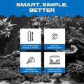 Penn-Plax Small World Habitat – Portable Clear and Transparent Plastic Tank – Excellent for Small Critters and Creatures
