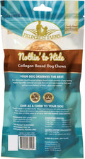 Fieldcrest Farms Nothin’ to Hide Bagel Beef Flavor – Collagen-Based Rawhide Alternative Dog Chews for Small Dogs Up to 2