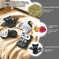 Retro Shaw Catnip Halloween Cat Toys, Goth Kitten Toy for Indoor Cats,4PCS