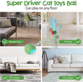 Interactive Cat Toys Ball,Automatic Moving Ball Toy,Rechargeable