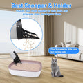 Cat Litter Scooper with Holder, Cat Litter Shovel with Bags &Waste Can