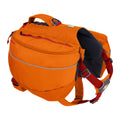 Ruffwear, Approach Pack Dog Backpack, Weight‑Forward Saddlebags with Flopper Stoppers, 5‑Point Adjustable Fit, Padded Handle, Dual Leash Points, Reflective Trim, Campfire Orange, Medium
