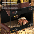 Hermit Crab Accessories | Hermit Crab Climbing Toys with Climbing Wall | Multi-Functional Hermit Crab Hideaway & Foragin