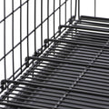 MidWest Homes for Pets Floor Grid for Dog Crate; Elevated Floor Grid Fits Models 1336TD, 1536, 1536DD, 436, 436DD, 1936, 1936DD, 1636/1636DD CURVED SLIDE BOLT LATCH, Black; Model FG36B