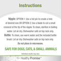 Four Paws Healthy Promise Pet Nurser Bottles, 2 Count