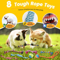 Zeaxuie 25 Pack Luxury Dog Chew Toys, Puppy Toys for Teething Small Dogs
