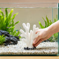 FOMIYES Fish Tank Decorations - 5pcs White Resin Coral Landscaping Accessories, Fake Diorama Supplies, Ocean Kit, Aquari