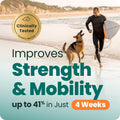 VetriScience Ultimate Strength Healthy Hip & Joint Chews, GlycoFlex Glucosamine, Chondroitin and Green-Lipped Mussel Joint Support Supplement for Dogs, Soothe Joint Discomfort, Duck, 120 Count