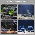 Aquarium Rock 5lb Fish Tank Stones for Aquarium Aquascape,3-6 in 4 Pcs