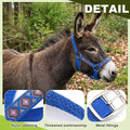 1 Set Mini Donkey Halter with Lead Rope Adjust