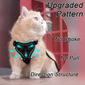 Skmeditec Cat Harness and Leash Set: Upgraded Escape Proof Vest with Lead for Large Cat Small Dog Puppy Walking, Soft Ja