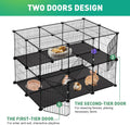 VISCOO 41 Panels Pet Playpen, 35.4" x 23.6" x 23.6" Small Animal Playpen