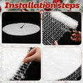 Christmas Cat Proof Tree Skirt Kit with Soft White Tree Skirt, Prickle Mat