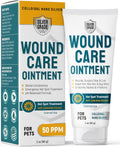 Dog Wound Care Ointment with Silver & Calendula – Aids with Scratches, Irritations, Bites – Feline & Canine Hot Spots Treatment in a Gel Form – Wound Antibiotic Ointment for Dogs & Cats in 2-oz Tube