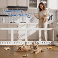 Clear-air Dog Playpen Indoor Acrylic Pen, 24" H, White, 12 Panels