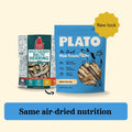 Plato Pet Treats Fish Dog Treats - Air-Dried, Single Ingredient Dog Treat - with Omega 3 & 6 Fatty Acids to Support Skin and Coat - 100% Whole Fish - Wild Caught Baltic Herring Dog Treats - 8.5 oz