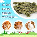 25pcs Rabbit Timothy Hay Toy for Bunny Small Animal Treats Natural Grass Stick Chew Toys Snacks Molar Teeth Grinding for