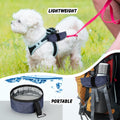 Meanplan 2 Pack Portable Dog Bowls Foldable Travel Dog Dish Portable Puppy Water and Food Bowl Pet Hiking Accessories for Small and Large Pets(Dark Blue,40 oz)