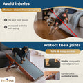 Dog Ramp for Couch – Non-Slip, Sturdy Build Foldable Wooden Dog Ramp – Supports up to 200 lbs – 7 Adjustable Heights (14
