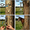 Horse Tie Ring Stainless Steel Pull Resistant Tack Accessory
