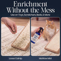 The Cat's MeWow - MeWow Mist - All Natural Extremely Potent Catnip Spray for Toys, Teasers, Kickers, Beds, Towers, Scratchers, and More. 8 fl oz Made in America